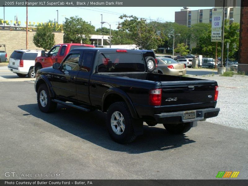 Black / Medium Dark Flint 2005 Ford Ranger XLT SuperCab 4x4
