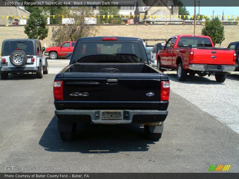 Black / Medium Dark Flint 2005 Ford Ranger XLT SuperCab 4x4