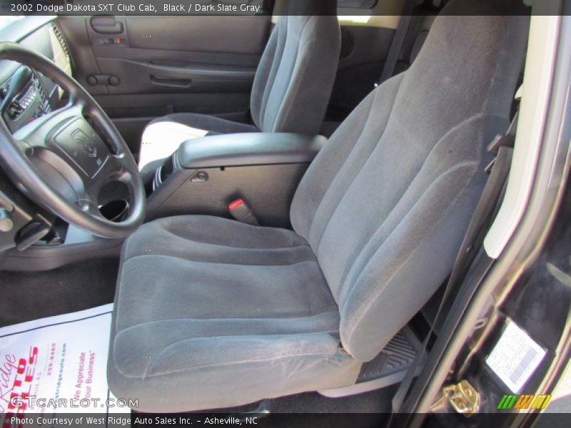 Black / Dark Slate Gray 2002 Dodge Dakota SXT Club Cab