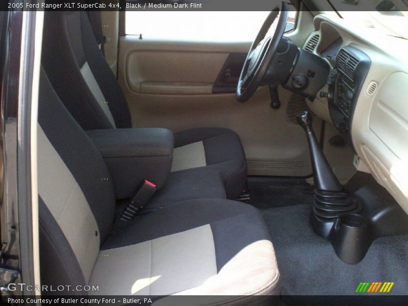 Black / Medium Dark Flint 2005 Ford Ranger XLT SuperCab 4x4
