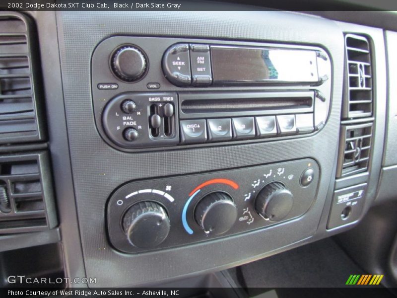 Black / Dark Slate Gray 2002 Dodge Dakota SXT Club Cab