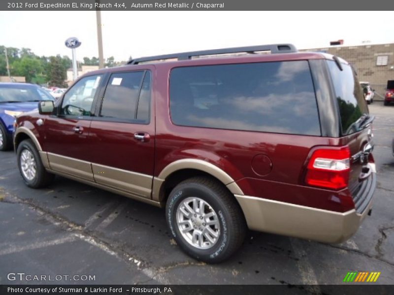 Autumn Red Metallic / Chaparral 2012 Ford Expedition EL King Ranch 4x4