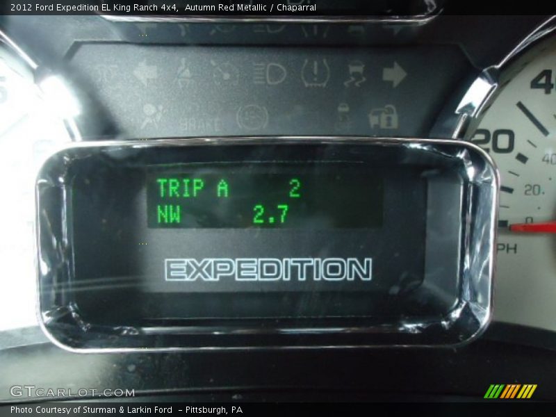 Autumn Red Metallic / Chaparral 2012 Ford Expedition EL King Ranch 4x4