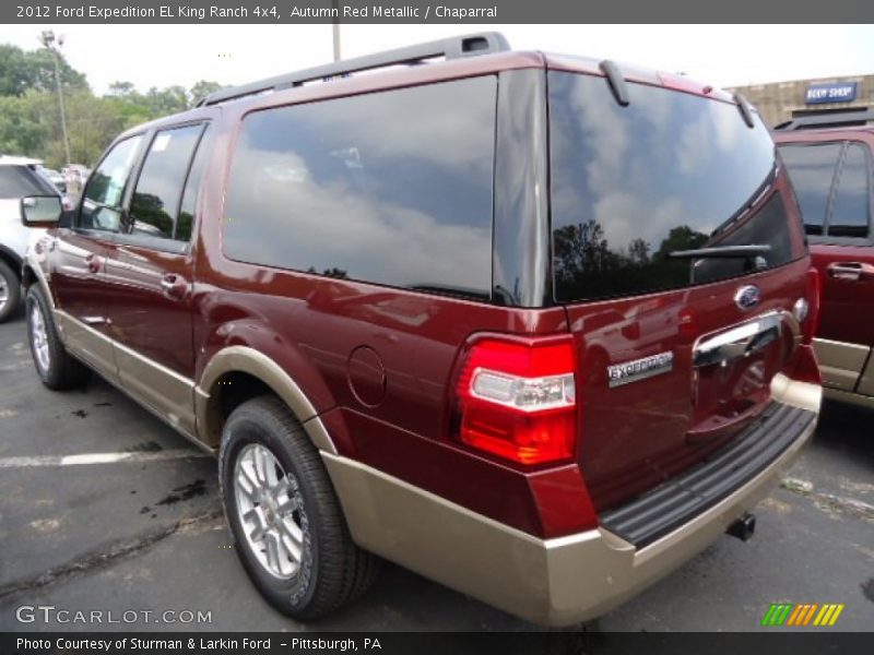 Autumn Red Metallic / Chaparral 2012 Ford Expedition EL King Ranch 4x4