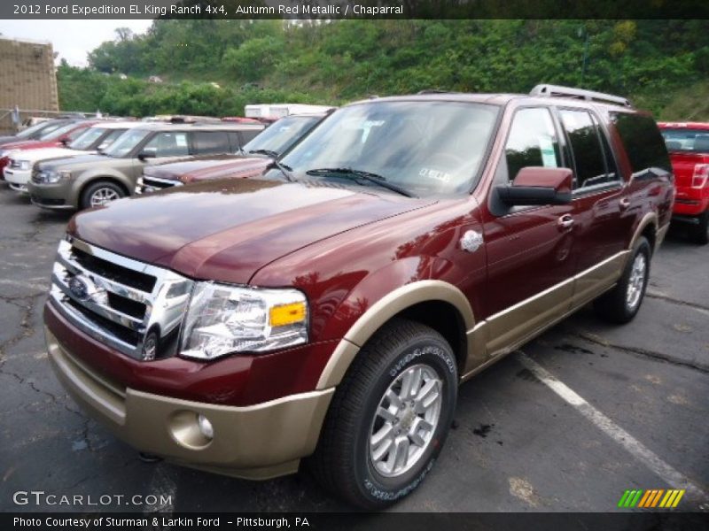 Autumn Red Metallic / Chaparral 2012 Ford Expedition EL King Ranch 4x4
