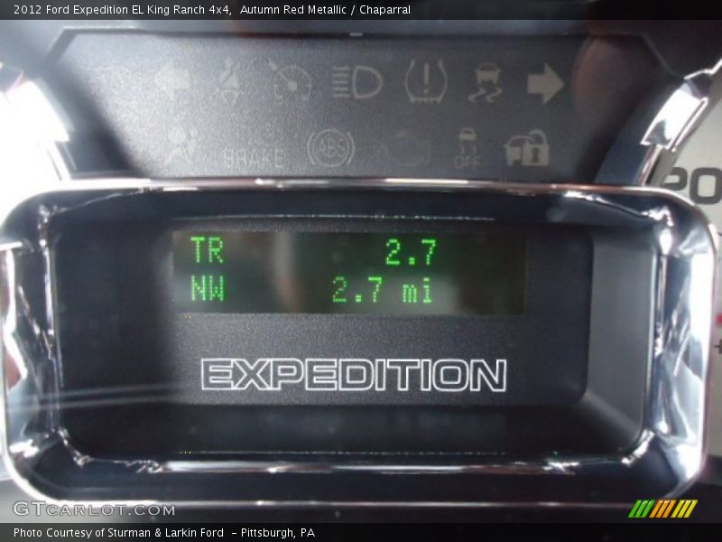 Autumn Red Metallic / Chaparral 2012 Ford Expedition EL King Ranch 4x4