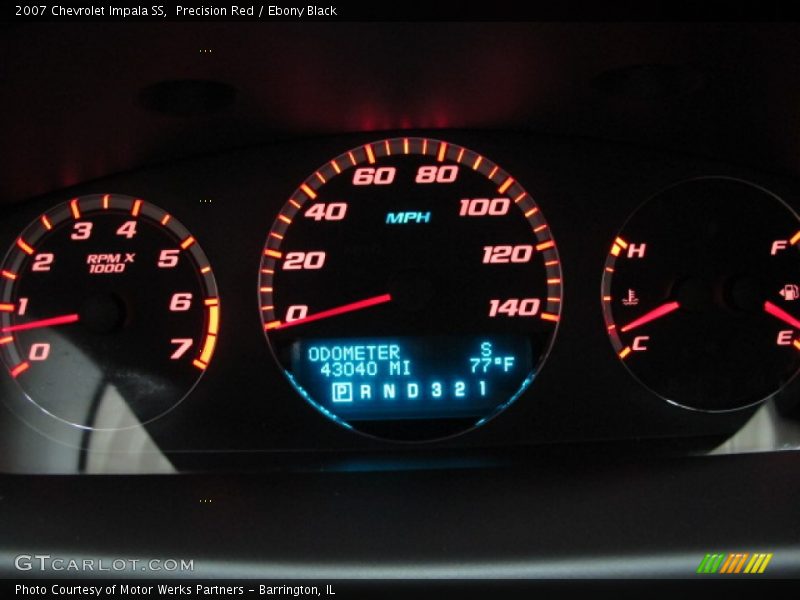 Precision Red / Ebony Black 2007 Chevrolet Impala SS