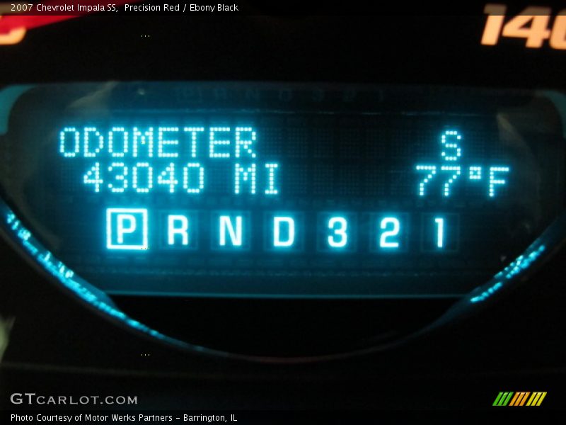 Precision Red / Ebony Black 2007 Chevrolet Impala SS