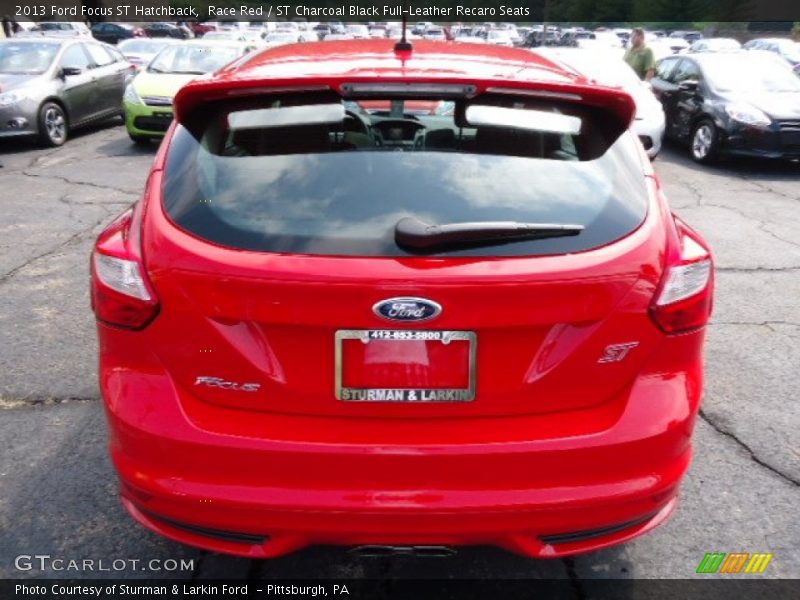 Race Red / ST Charcoal Black Full-Leather Recaro Seats 2013 Ford Focus ST Hatchback