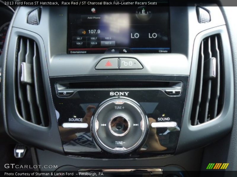 Audio System of 2013 Focus ST Hatchback