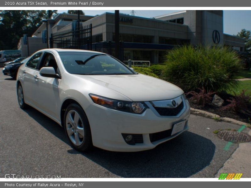 Premium White Pearl / Ebony 2010 Acura TSX Sedan