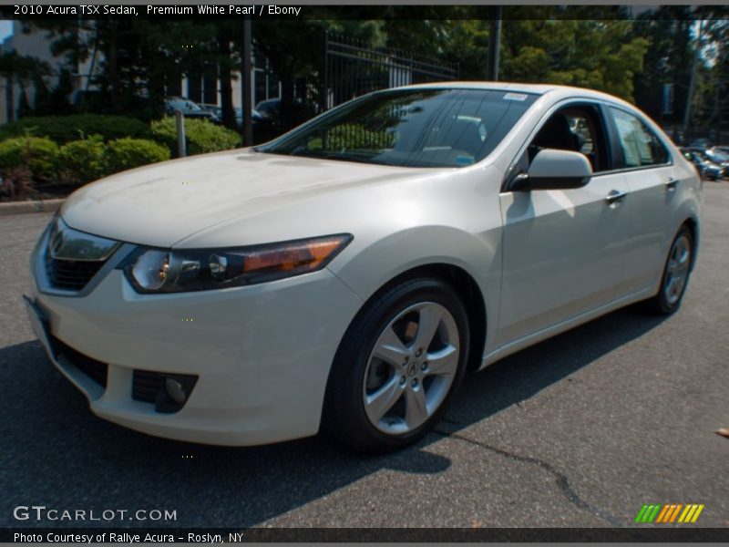 Premium White Pearl / Ebony 2010 Acura TSX Sedan
