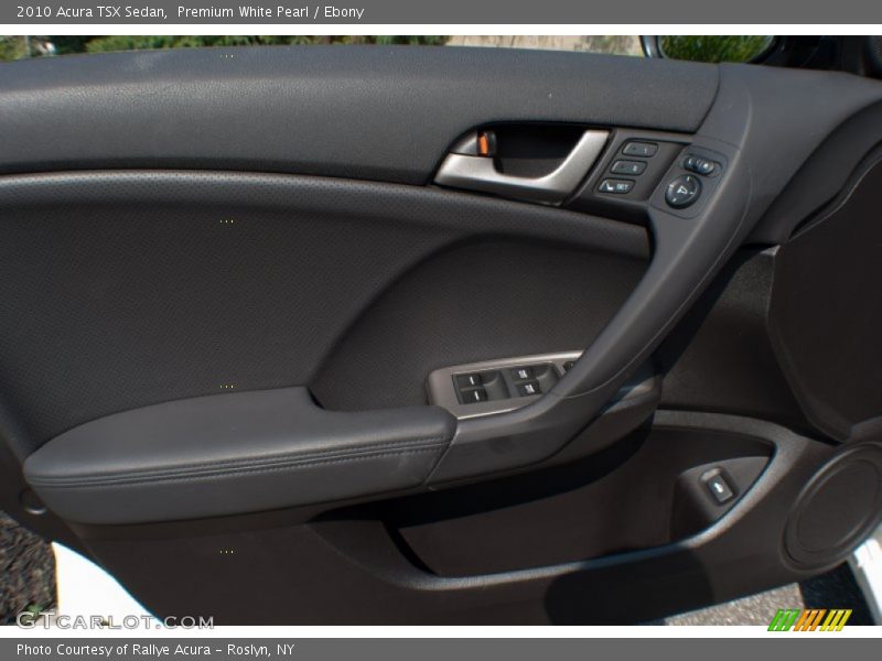 Premium White Pearl / Ebony 2010 Acura TSX Sedan