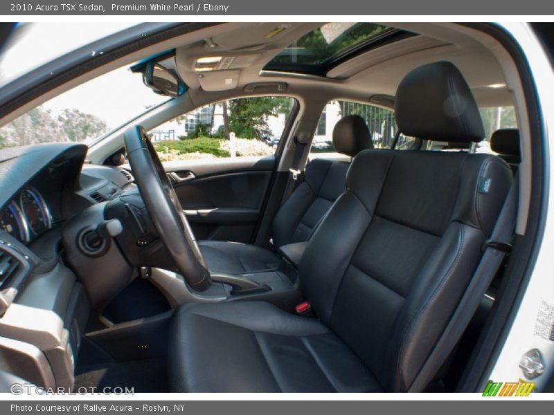 Premium White Pearl / Ebony 2010 Acura TSX Sedan