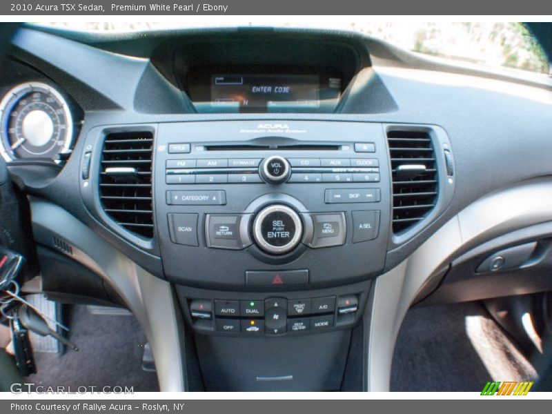 Premium White Pearl / Ebony 2010 Acura TSX Sedan