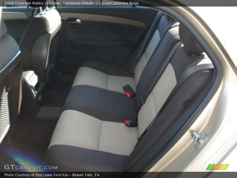 Sandstone Metallic / Cocoa/Cashmere Beige 2008 Chevrolet Malibu LS Sedan