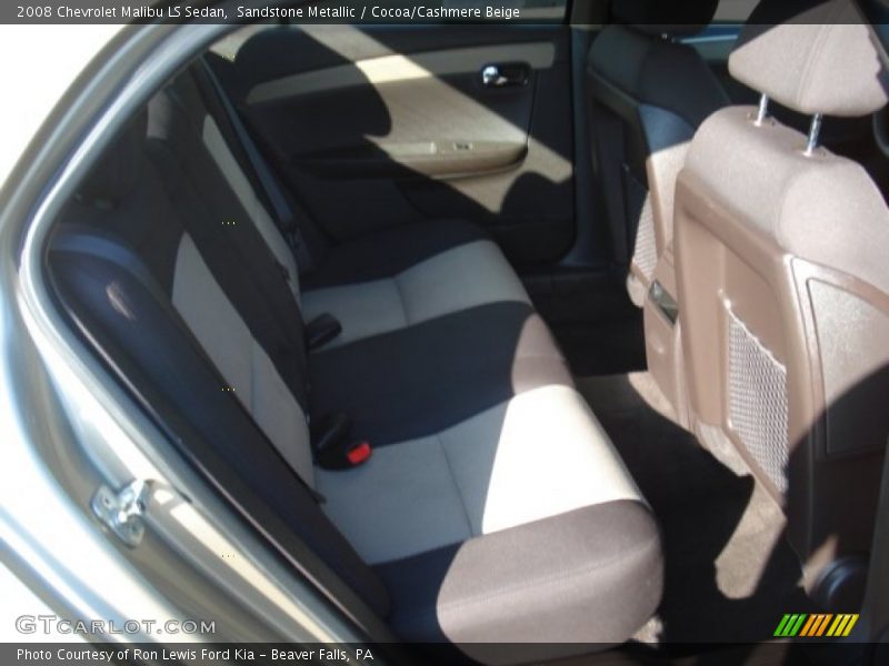 Sandstone Metallic / Cocoa/Cashmere Beige 2008 Chevrolet Malibu LS Sedan