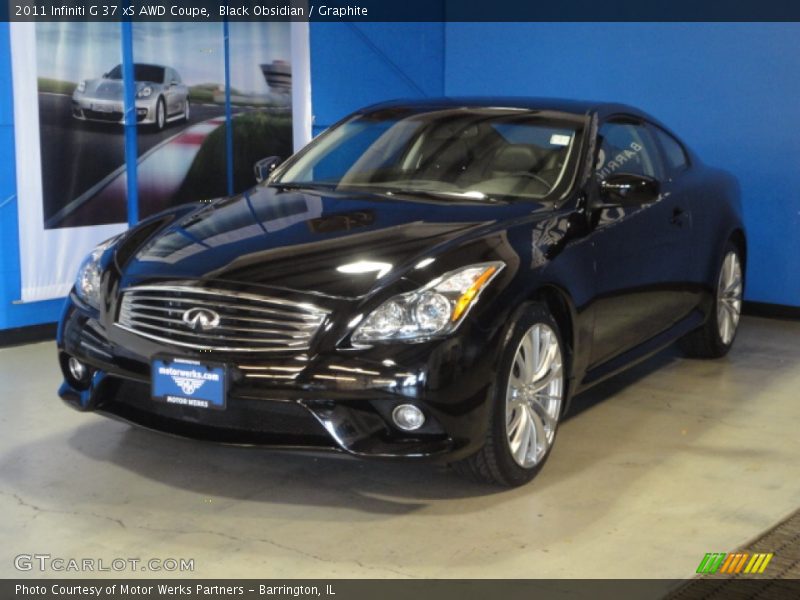 Black Obsidian / Graphite 2011 Infiniti G 37 xS AWD Coupe
