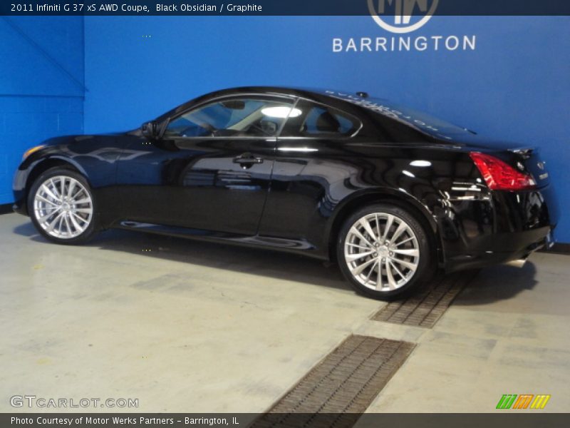 Black Obsidian / Graphite 2011 Infiniti G 37 xS AWD Coupe