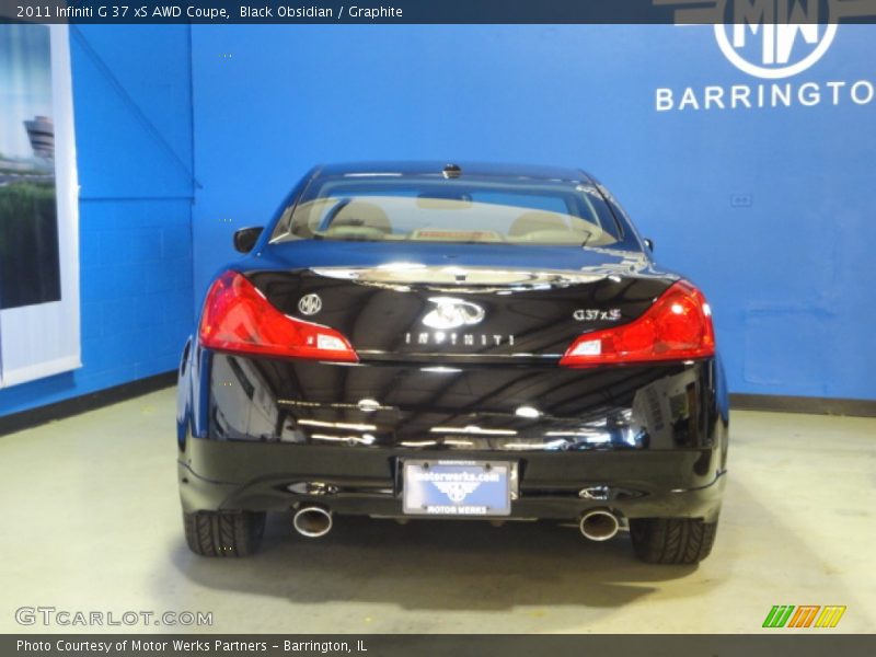 Black Obsidian / Graphite 2011 Infiniti G 37 xS AWD Coupe