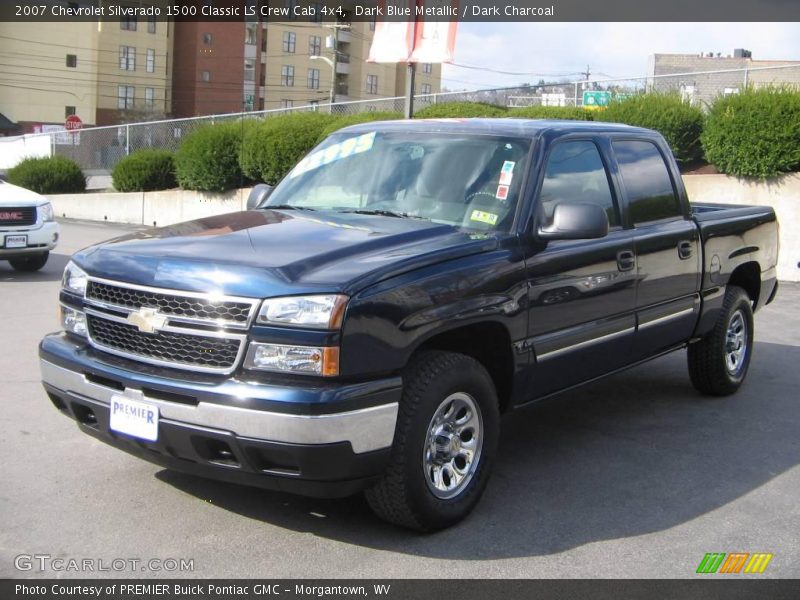 Dark Blue Metallic / Dark Charcoal 2007 Chevrolet Silverado 1500 Classic LS Crew Cab 4x4