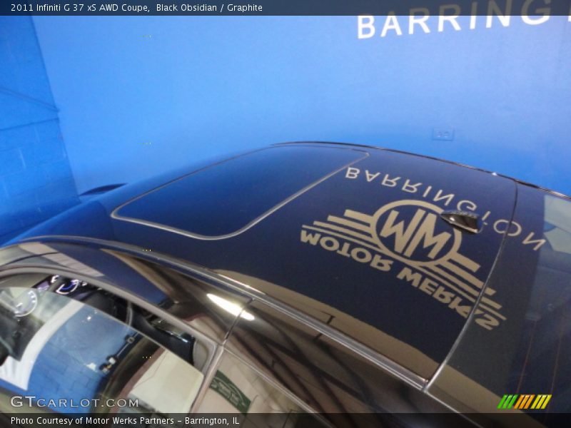 Black Obsidian / Graphite 2011 Infiniti G 37 xS AWD Coupe