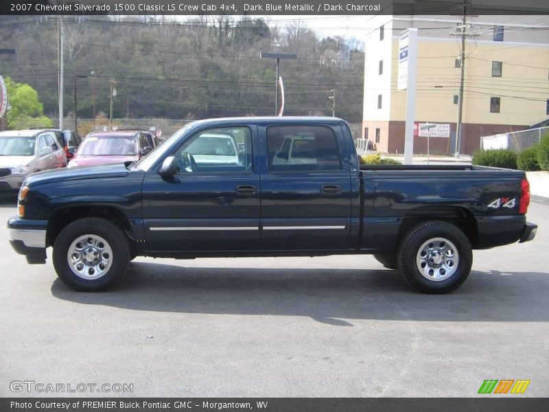 Dark Blue Metallic / Dark Charcoal 2007 Chevrolet Silverado 1500 Classic LS Crew Cab 4x4