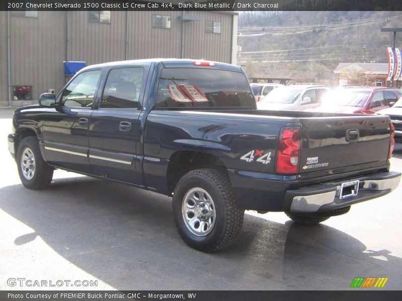 Dark Blue Metallic / Dark Charcoal 2007 Chevrolet Silverado 1500 Classic LS Crew Cab 4x4