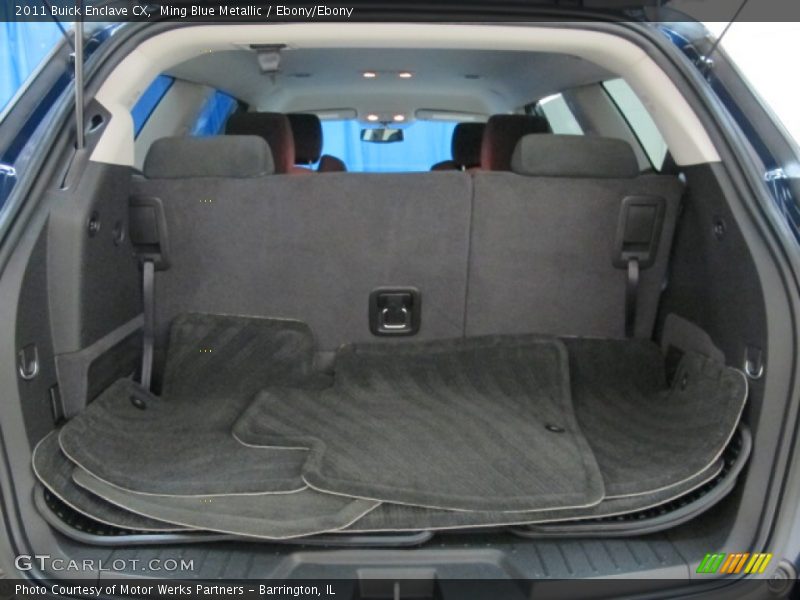 Ming Blue Metallic / Ebony/Ebony 2011 Buick Enclave CX