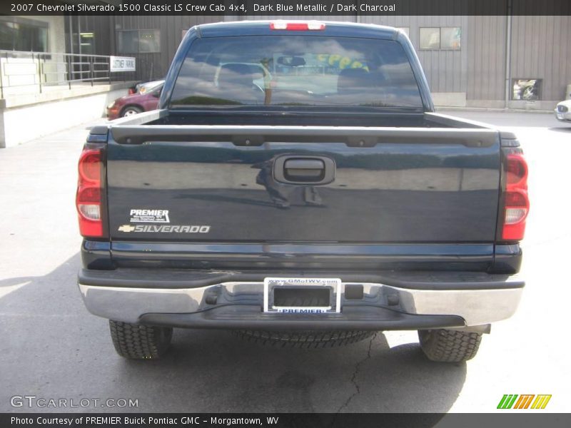 Dark Blue Metallic / Dark Charcoal 2007 Chevrolet Silverado 1500 Classic LS Crew Cab 4x4