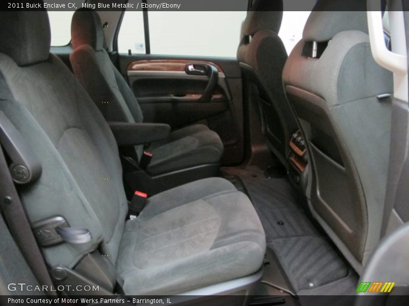 Ming Blue Metallic / Ebony/Ebony 2011 Buick Enclave CX