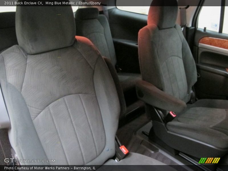 Ming Blue Metallic / Ebony/Ebony 2011 Buick Enclave CX