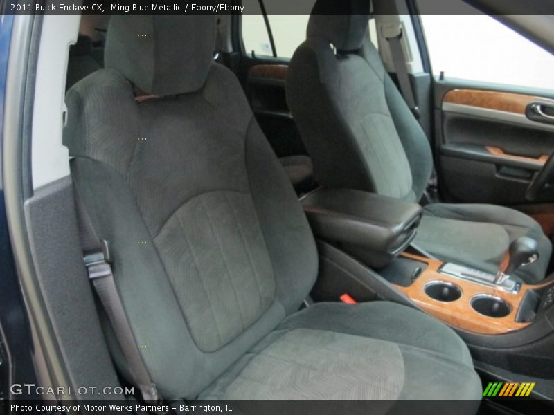 Ming Blue Metallic / Ebony/Ebony 2011 Buick Enclave CX