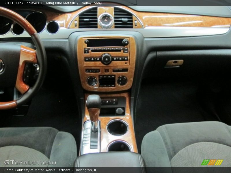 Ming Blue Metallic / Ebony/Ebony 2011 Buick Enclave CX
