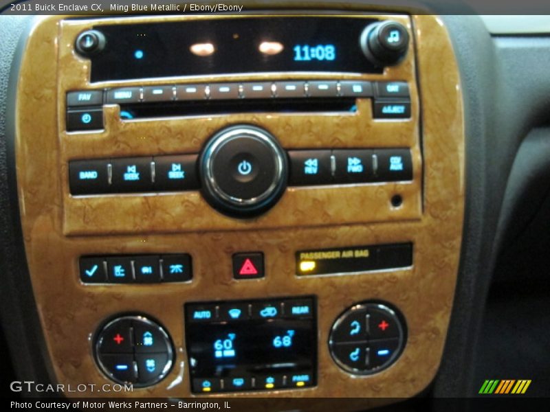 Ming Blue Metallic / Ebony/Ebony 2011 Buick Enclave CX