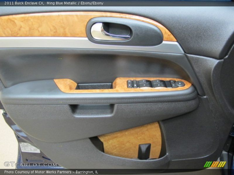 Ming Blue Metallic / Ebony/Ebony 2011 Buick Enclave CX