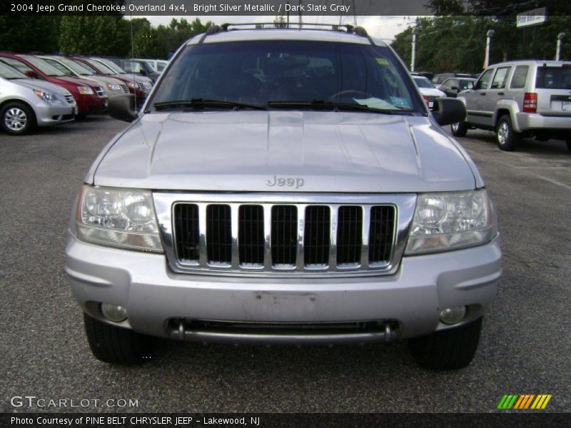 Bright Silver Metallic / Dark Slate Gray 2004 Jeep Grand Cherokee Overland 4x4