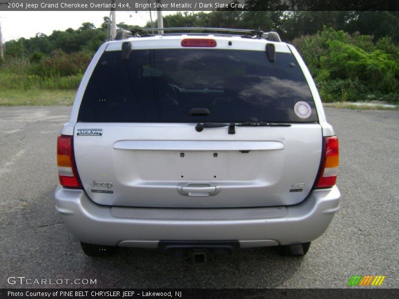 Bright Silver Metallic / Dark Slate Gray 2004 Jeep Grand Cherokee Overland 4x4
