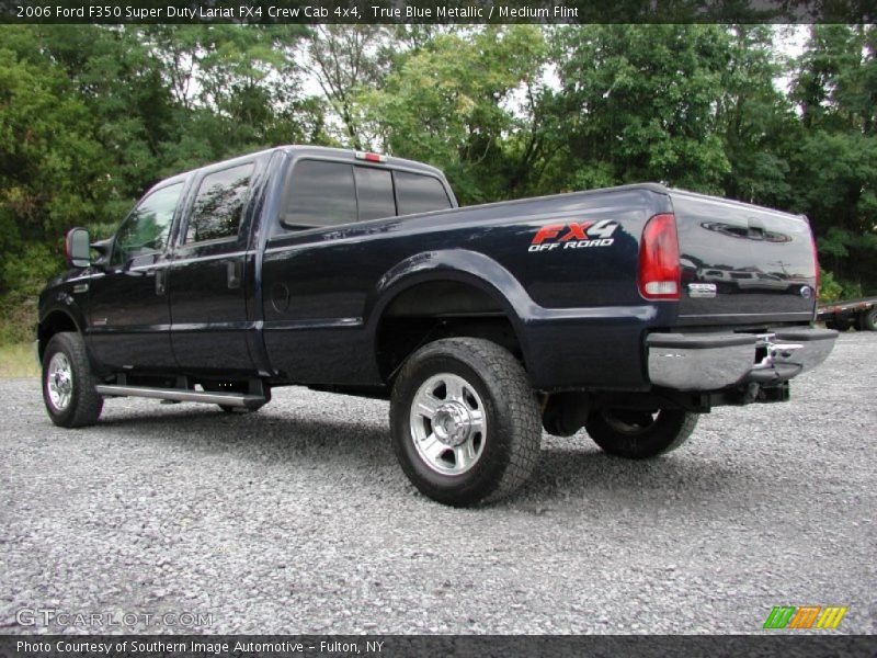 True Blue Metallic / Medium Flint 2006 Ford F350 Super Duty Lariat FX4 Crew Cab 4x4