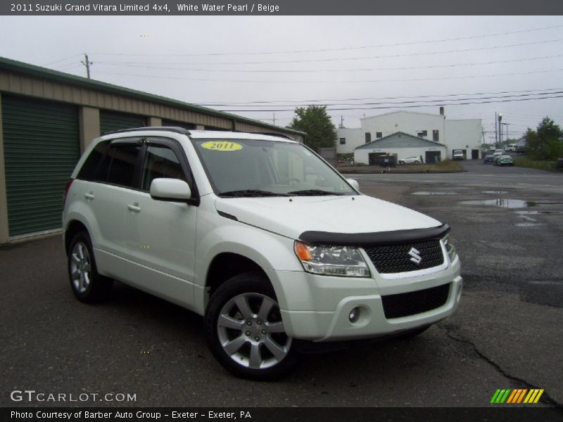 White Water Pearl / Beige 2011 Suzuki Grand Vitara Limited 4x4