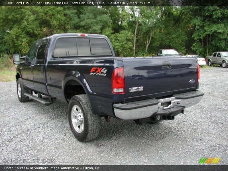 True Blue Metallic / Medium Flint 2006 Ford F350 Super Duty Lariat FX4 Crew Cab 4x4
