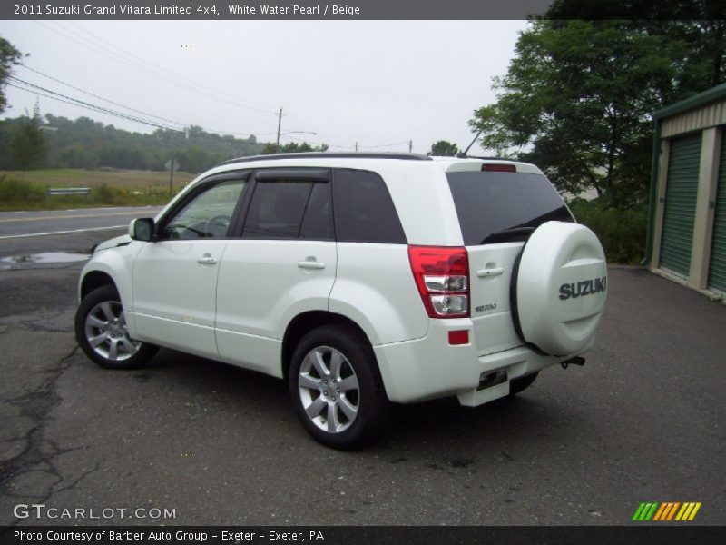 White Water Pearl / Beige 2011 Suzuki Grand Vitara Limited 4x4