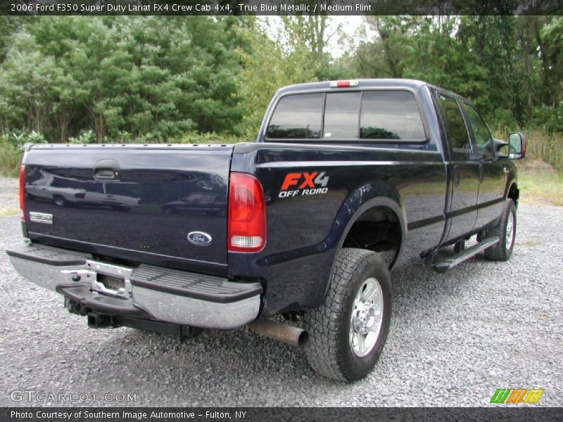 True Blue Metallic / Medium Flint 2006 Ford F350 Super Duty Lariat FX4 Crew Cab 4x4