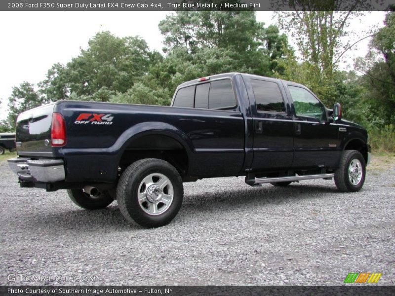 True Blue Metallic / Medium Flint 2006 Ford F350 Super Duty Lariat FX4 Crew Cab 4x4