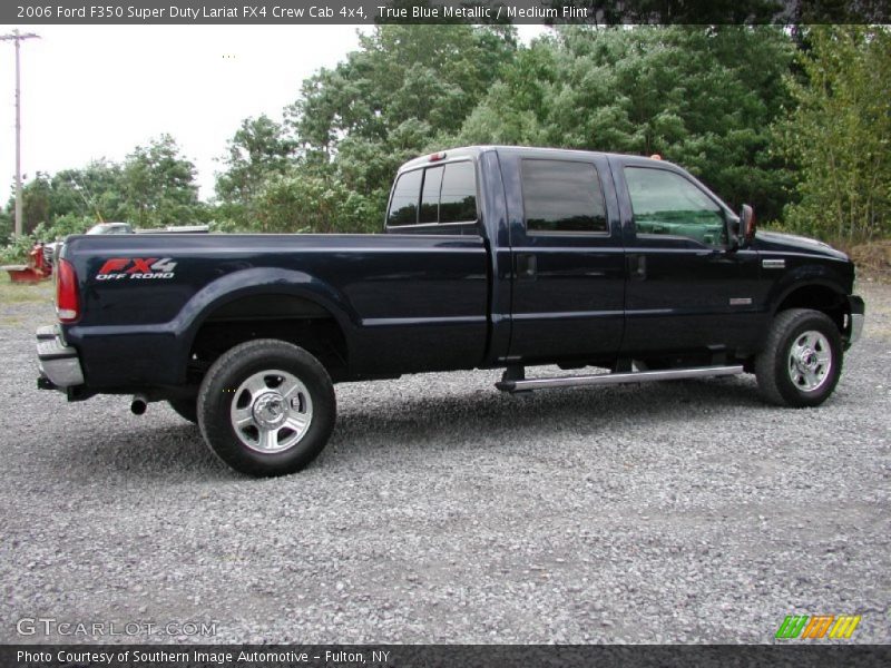 True Blue Metallic / Medium Flint 2006 Ford F350 Super Duty Lariat FX4 Crew Cab 4x4