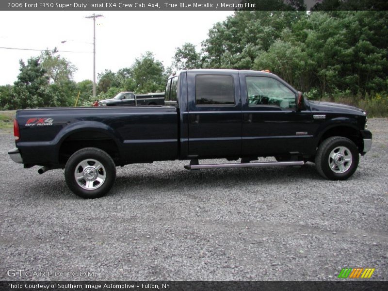 True Blue Metallic / Medium Flint 2006 Ford F350 Super Duty Lariat FX4 Crew Cab 4x4