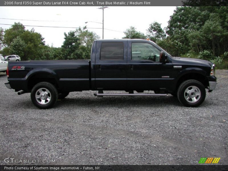 True Blue Metallic / Medium Flint 2006 Ford F350 Super Duty Lariat FX4 Crew Cab 4x4