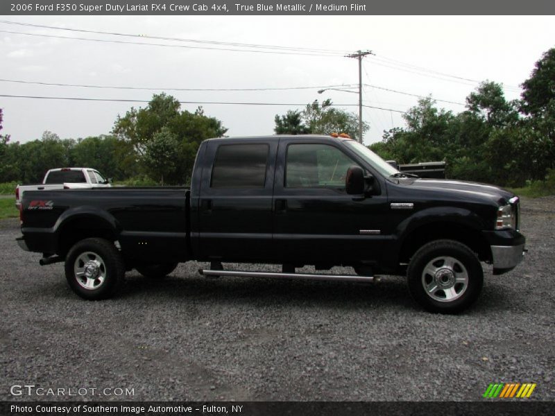 True Blue Metallic / Medium Flint 2006 Ford F350 Super Duty Lariat FX4 Crew Cab 4x4