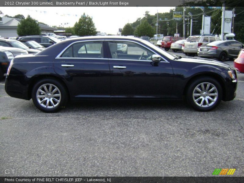 Blackberry Pearl / Black/Light Frost Beige 2012 Chrysler 300 Limited