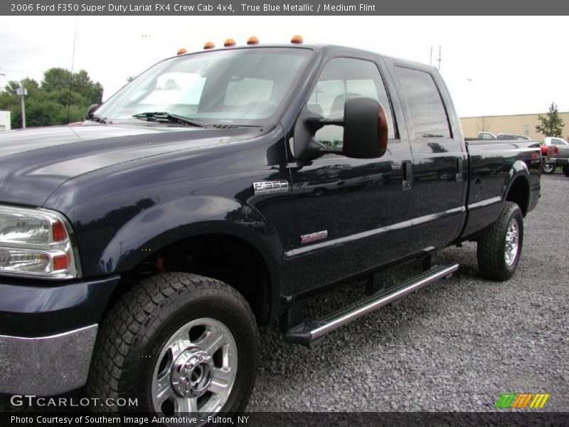 True Blue Metallic / Medium Flint 2006 Ford F350 Super Duty Lariat FX4 Crew Cab 4x4